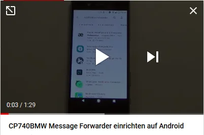 Installation der App „Notification Forwarder Pro“